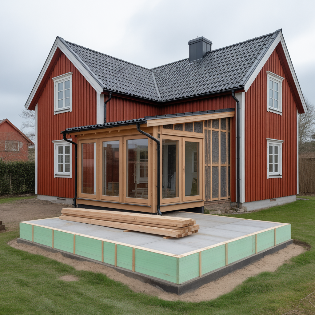 uterum i tra kostnad isoleringsval och bygglovsregler