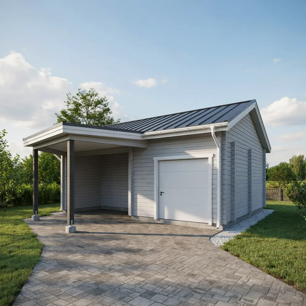 bygga carport garage molnlycke harryda goteborg